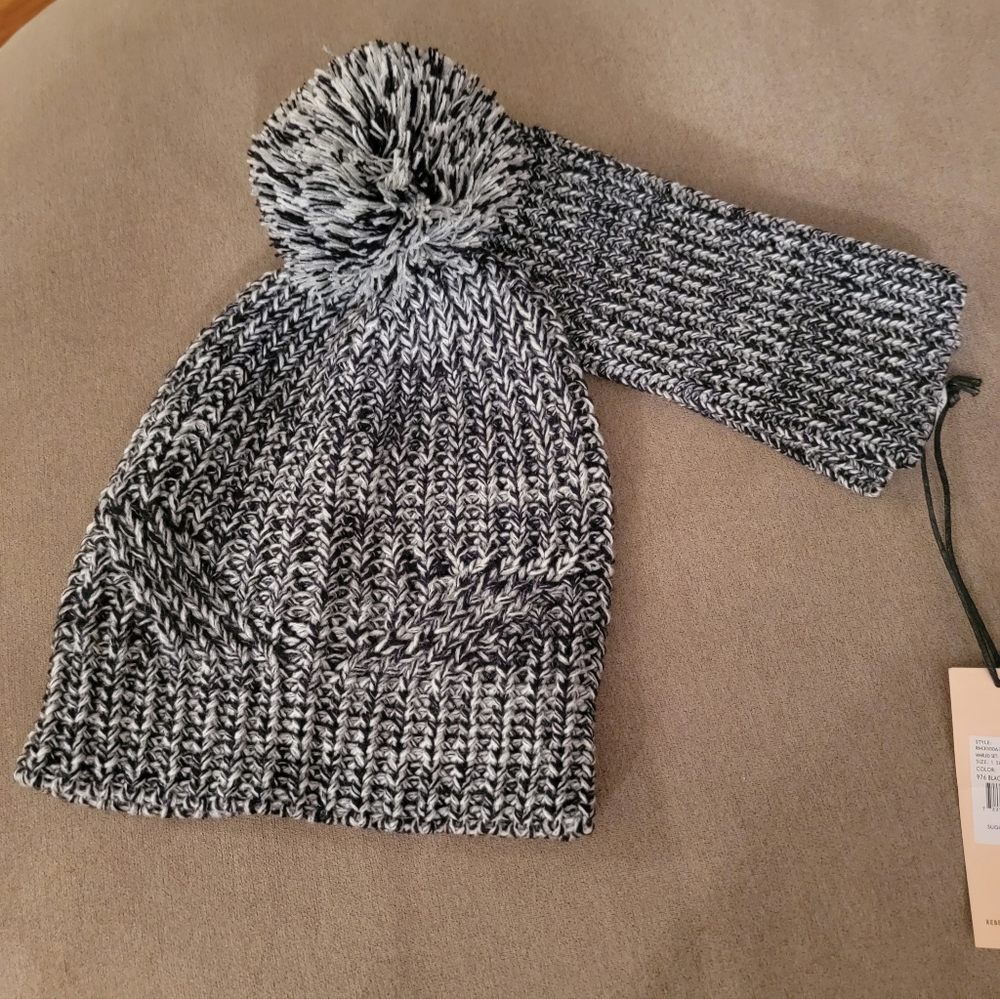 Rebecca Minkoff Hat and Fingerless Gloves